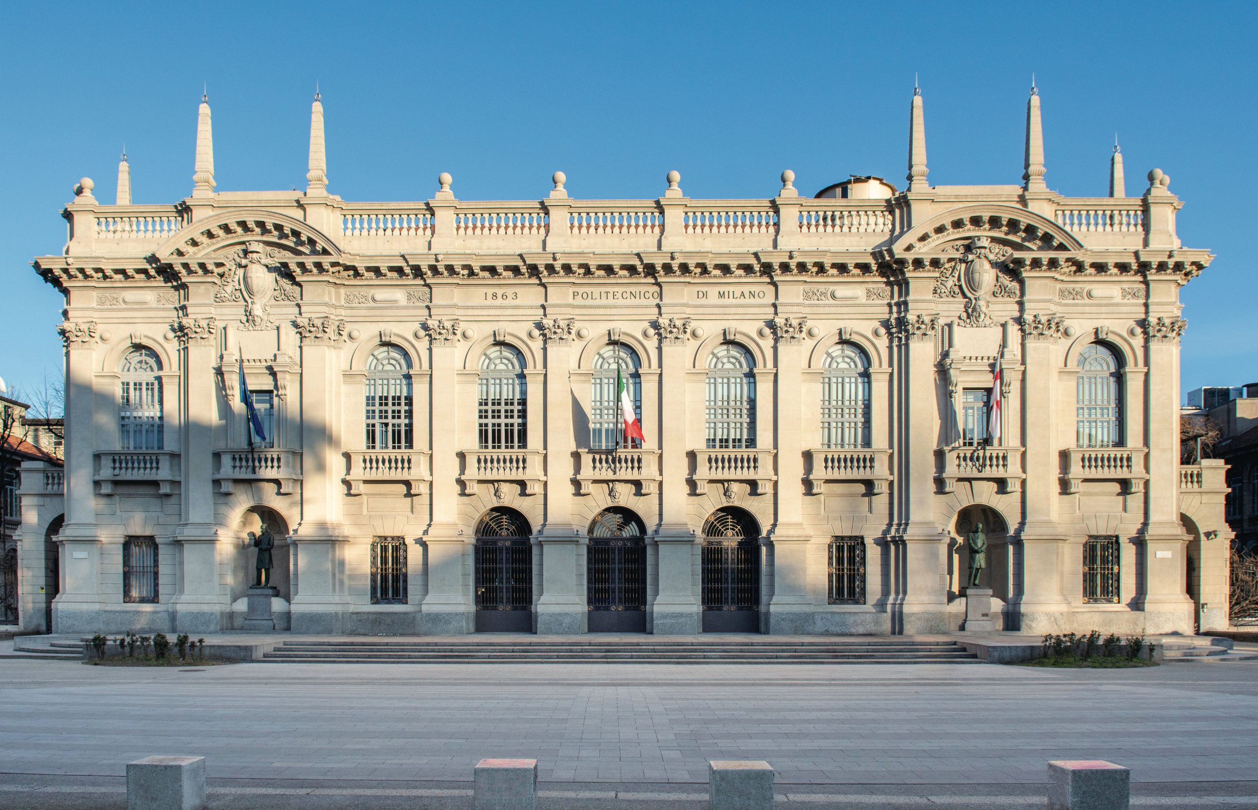 An image showing the main building of Politecnico di Milano, which administers the Arched Test. This course, polimitestprep, prepares prospective architecture students for the Arched Test.
